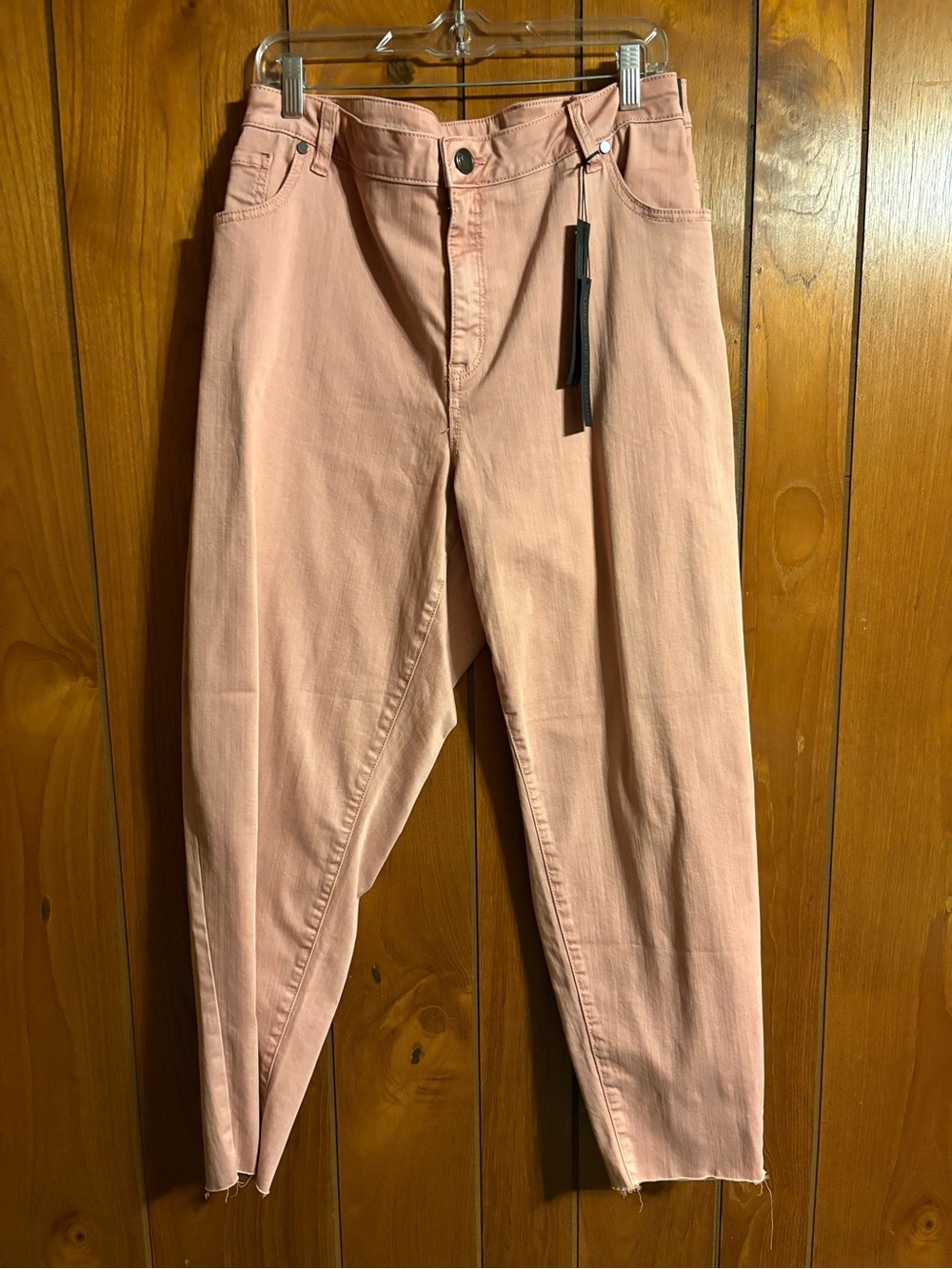 Lane Bryant Blush Pink Ankle Jeans